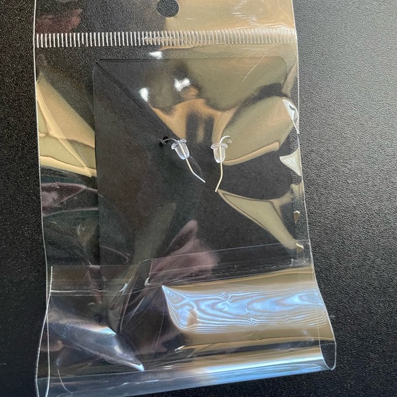 Silver Sun Drop Earrings - Picture 5 of 7